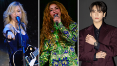 Madonna, Shakira & BTS to play first World Cup final half-time show