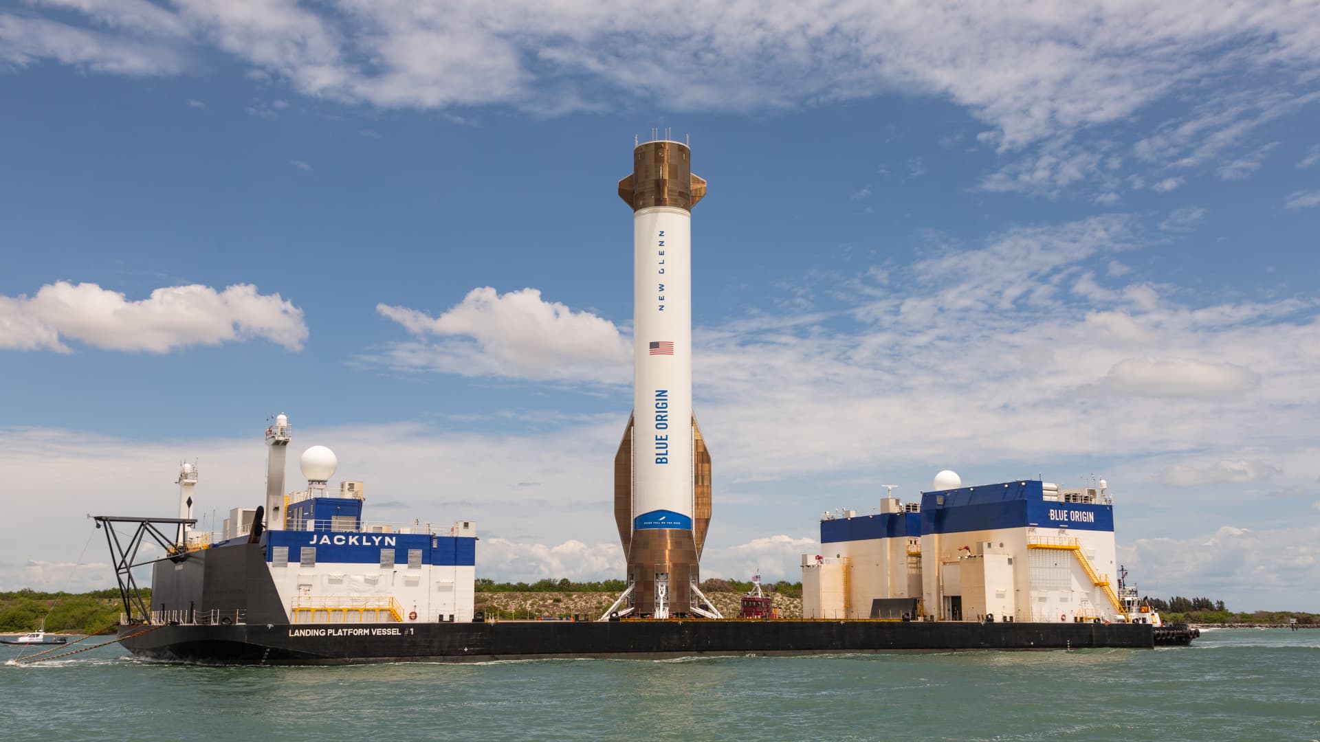 Blue Origin rocket explodes on launchpad during ground test