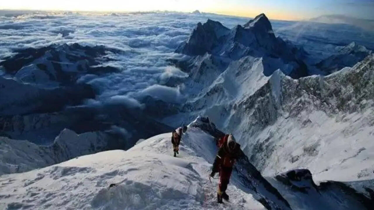 ‘Unable to save them’: Two Indian mountaineers die during Everest descent