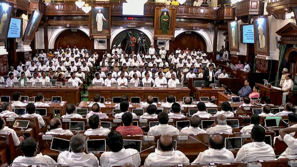 Tamil Nadu Assembly session LIVE: Udhayanidhi leads DMK walkout during vote; commotion in House as AIADMK rebel MLAs extend support to TVK