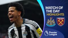Osula stars as Newcastle increase West Ham’s relegation worries