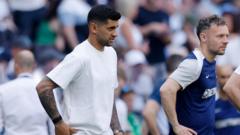 Spurs captain Romero back in England for final game