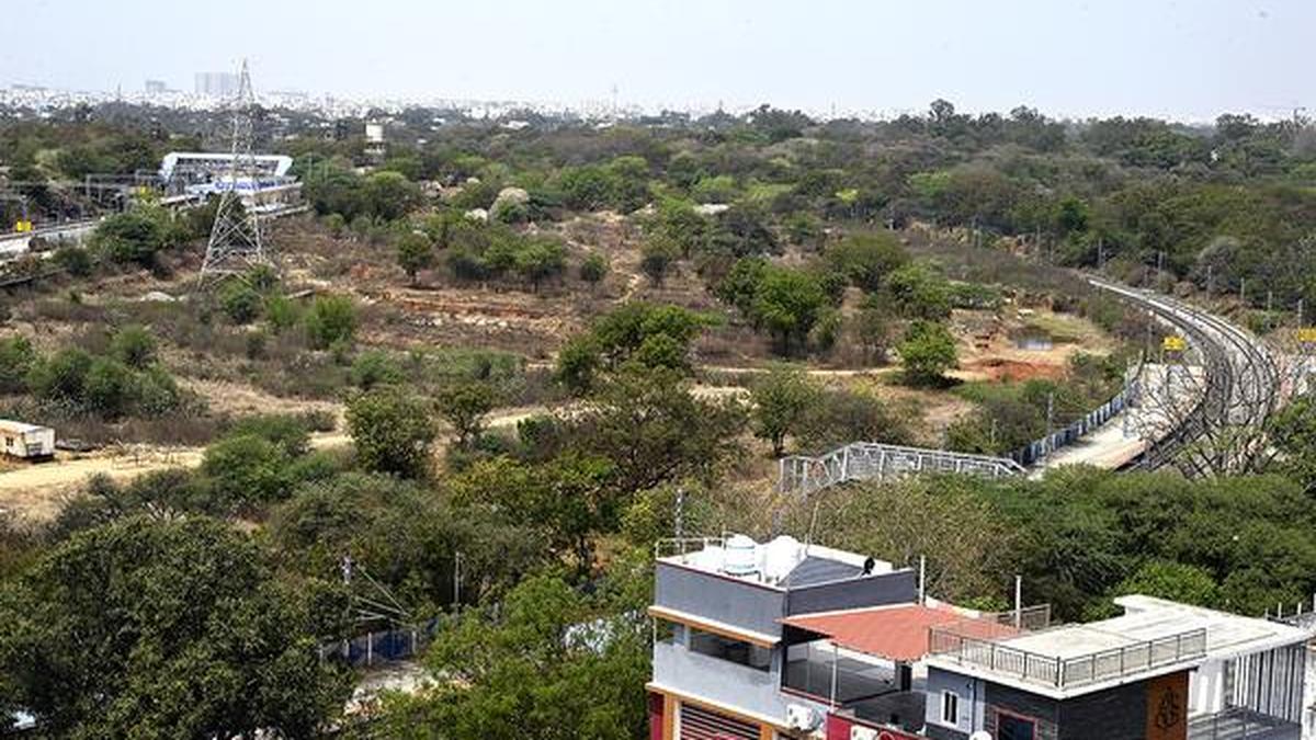 Defence land in Ammuguda encroached, old rock formations destroyed