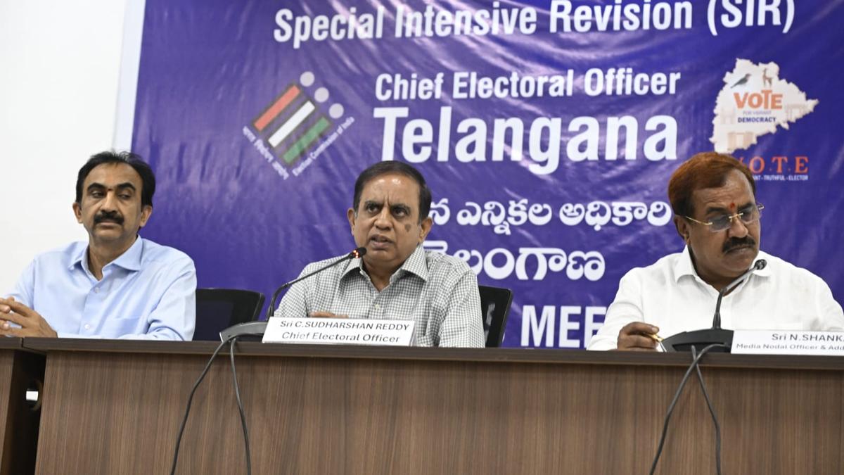 SIR in Telangana: Draft electoral rolls to have names of electors whose Enumeration Forms are received