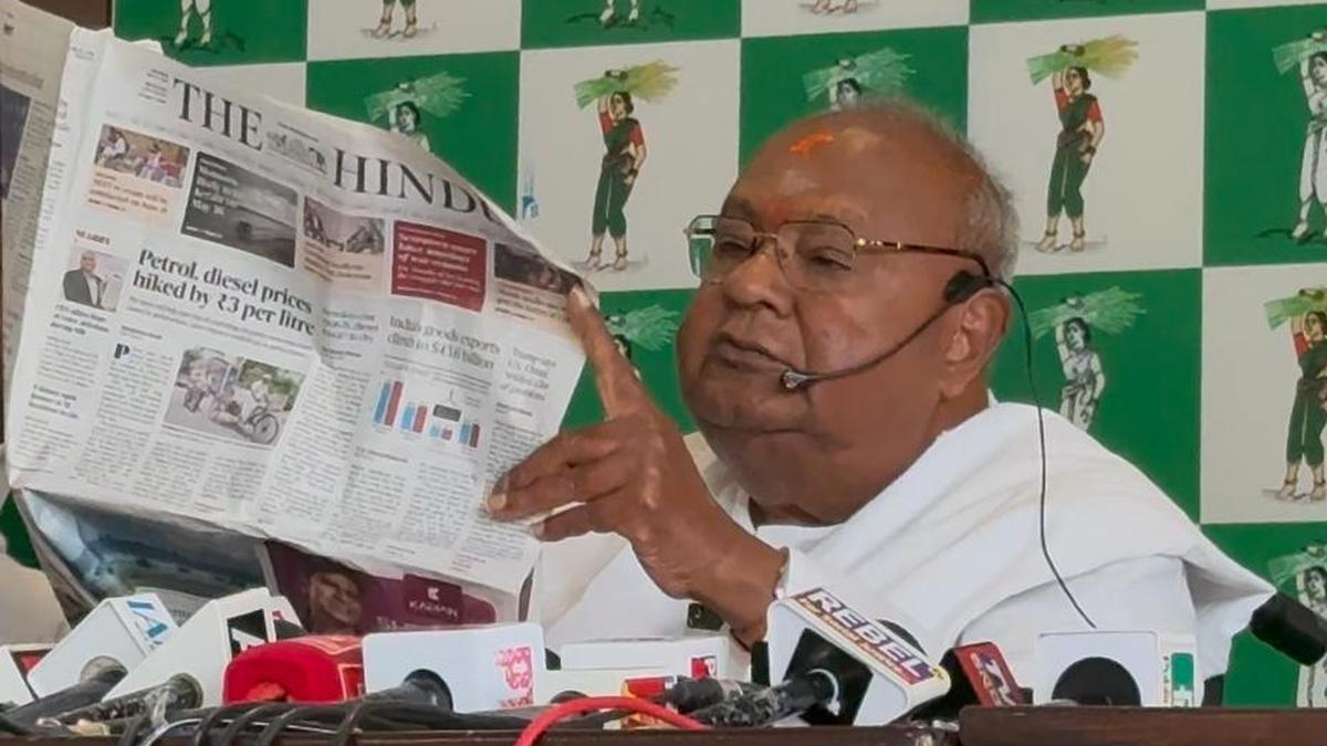 Bidadi township: Deve Gowda announces stir against project; DKS hits back