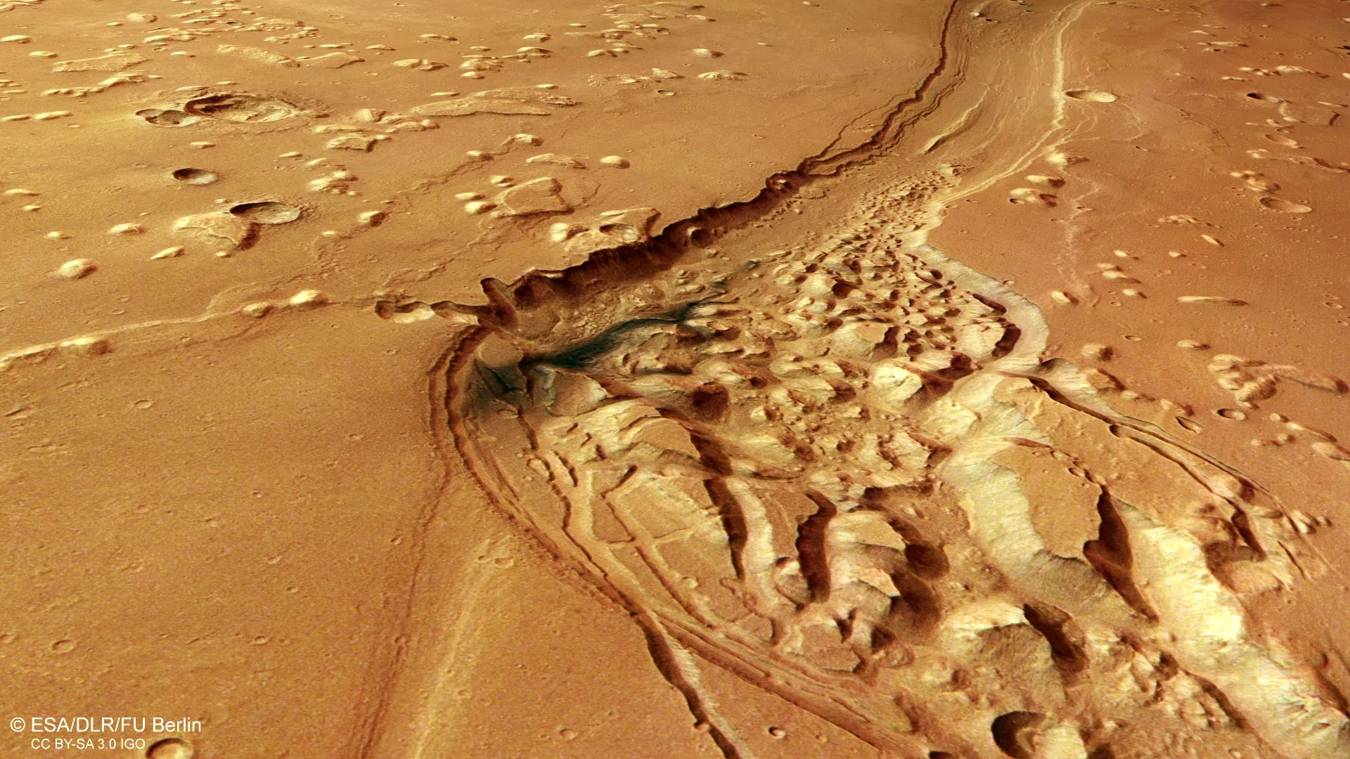 Mars may have once had an ocean and this chaotic valley is a big clue
