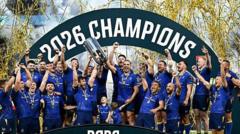 Five-try Leinster rout Bulls to retain URC title