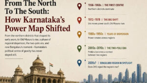 How Karnataka’s political capital moved across the state