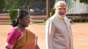An affirmation of people’s confidence, says Murmu while veep likens PM Modi to Lincoln