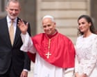 Pope Leo calls for leaders to reject polarisation as he begins Spanish tour