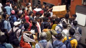 Railway traffic disrupted near Patna after protest on lack of adequate trains for competitive exam; six arrested