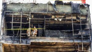 Lucknow building fire: FIR cites illegal commercial use, single entry/exit in building that claimed 15 lives