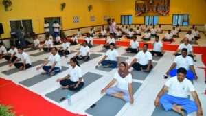 Mysuru Railway Division celebrates International Yoga Day