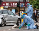 Man arrested on suspicion of attempted murder after vehicle hits pedestrians in London