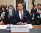 ‘I love you, sir’: Todd Blanche, devoted Trump enforcer, tapped to do his bidding full time