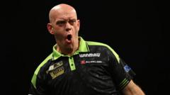 Van Gerwen beats Humphries 8-7 to win Nordic Masters