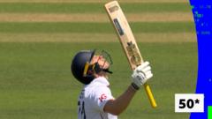 ‘Keeping England in the match’ – Fisher reaches first Test fifty