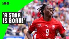 Manzambi volleys Switzerland into lead against Bosnia