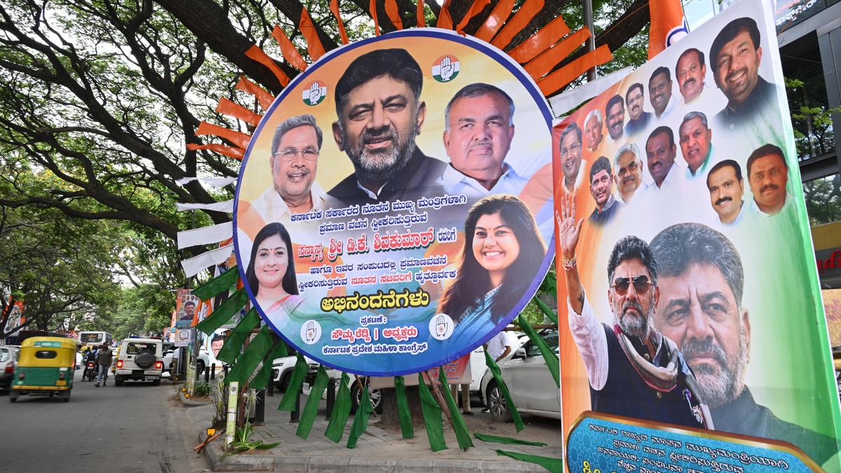 Siddaramaiah’s imprint on first batch of Ministers sworn in with D.K. Shivakumar
