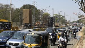 Traffic woes persist amid road widening, flyover construction as monsoon affects IIIT junction underpass work