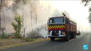 France on red alert for forest fires amid extreme heat