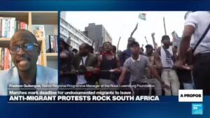 South Africa’s anti-migrant protesters march nationwide, after thousands flee violence
