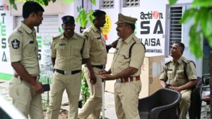 Gade Sai Krishna case: SIT records mother’s statement, Krishnalanka residents protest for suspended CI