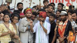 Cockroach Janta Party founder Abhijeet Dipke slapped during protest in Jaipur