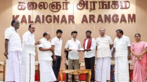 Take pledge to bring down TVK government: M.K. Stalin to DMK cadre
