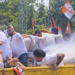 Two protests, two responses: Delhi stays calm as Haryana turns water cannons on youth Congress demonstrators