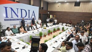 INDIA bloc meeting begins in New Delhi