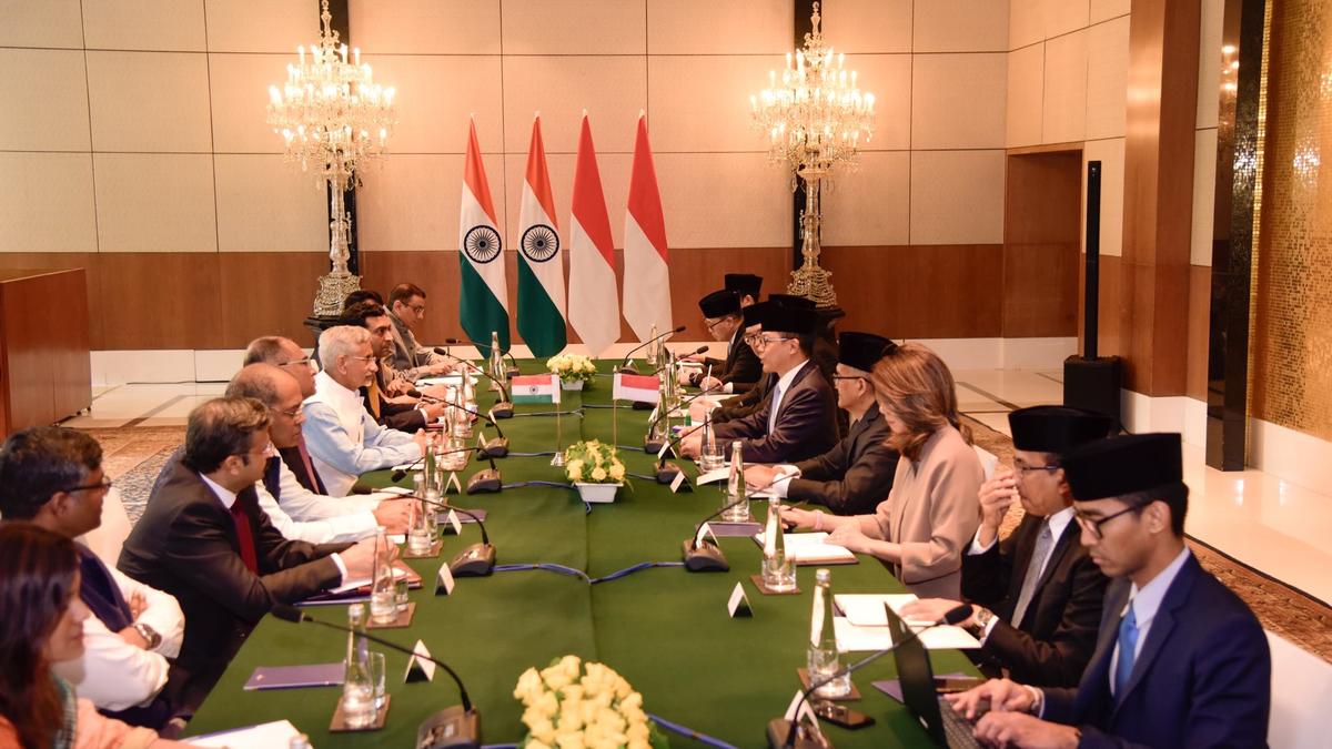 Jaishankar holds talks with Indonesian counterpart Sugiono