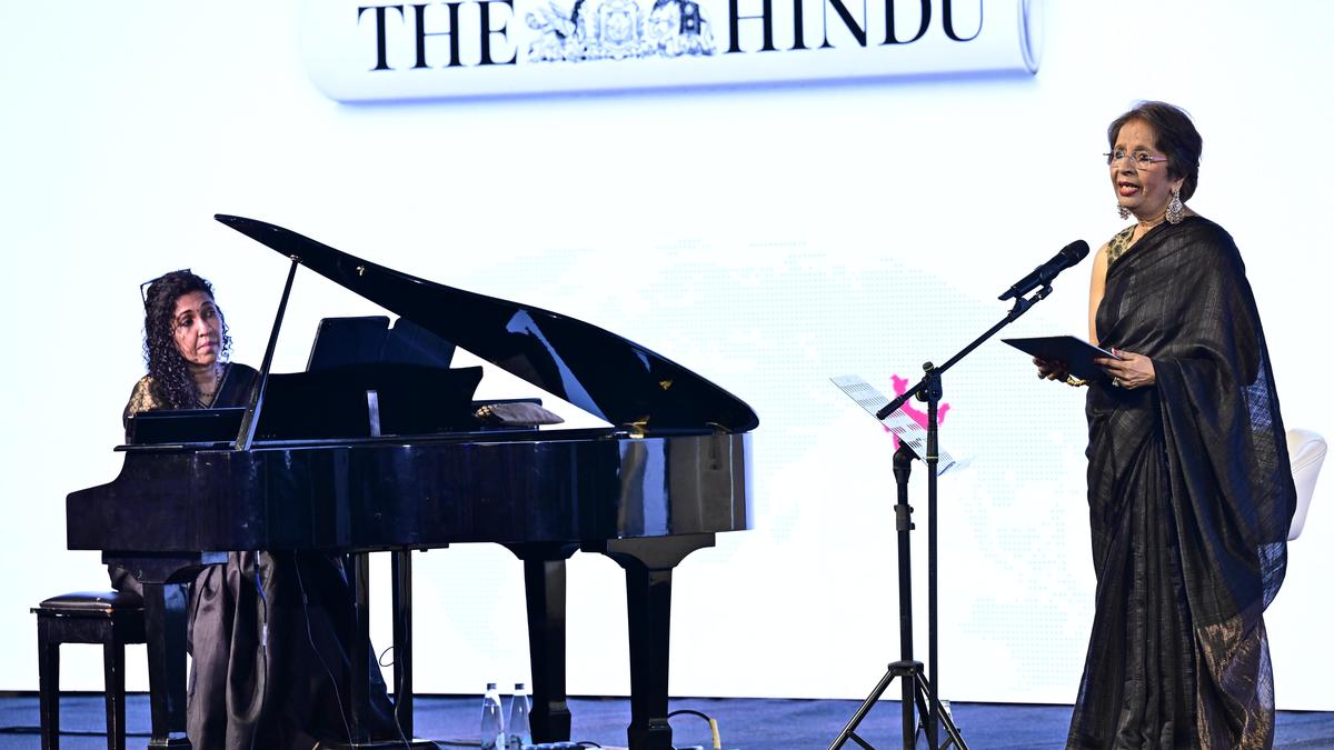 The Hindu Huddle concludes with evocative musical performance by former diplomat Nirupama Rao