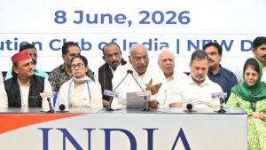 INDIA bloc leaders unanimously demand Education Minister Dharmendra Pradhan’s resignation