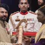 President confers Padma awards to Mammootty, Vijay Amritraj
