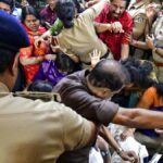 High drama outside Thiruvananthapuram Mayor’s office as LDF, BJP councillors clash