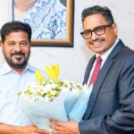 Telangana Chief Secretary designate Sanjay Jaju calls on CM Revanth Reddy