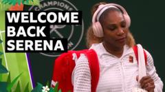 Williams ‘takes it all in’ on Centre Court return