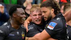Exeter beat Saracens to reach play-offs and end McCall’s reign