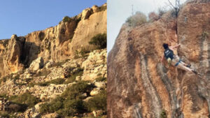 Occupied West Bank: Palestinian rock climbing hindered by Israeli settlements