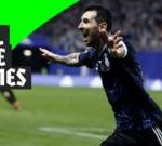 Argentina celebrate progressing to World Cup final