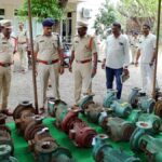 Guntur police arrest six for ‘stealing’ 91 motor pump sets