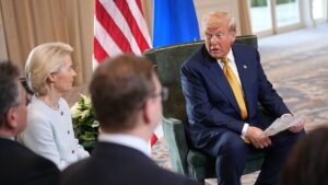 Trump threatens EU with ‘substantial TARIFF’ for ‘ROBBING’ U.S. tech giants