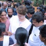 Priyanka Gandhi visits Kalladi debris slip site