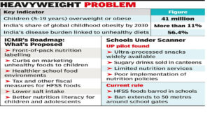 4.1cr kids obese, ICMR seeks tighter curbs