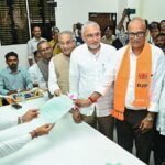 BJP, Congress file nominations for Manjalpur bypoll, trade barbs over governance
