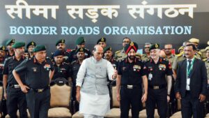 Roads to frontline as crucial as weapons in modern warfare: Rajnath Singh