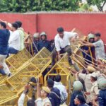 BJP, Congress stage competing protests against each other in Jaipur