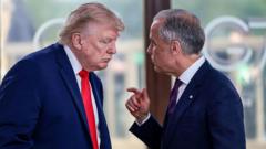 Trump slaps 50% tariffs on Canada and Carney vows to ‘intensify’ trade talks
