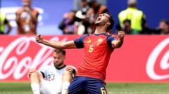 Merino the unlikely hero again – as Spain wait for Lamine Yamal show